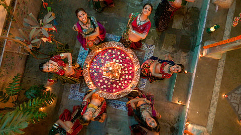 A still from the video