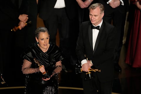 Christopher Nolan with Emma Thomas