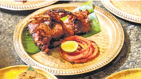 Delicacies from the menu