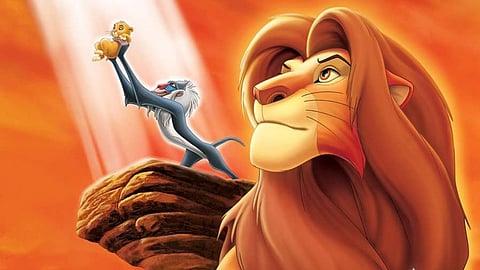 In frame: The Lion King (1994) poster