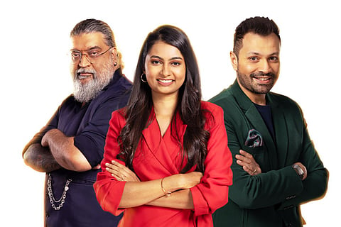 Chefs Koushik Shankar, Shreeya Adka and Rakesh Raghunathan