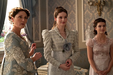 A scene from 'Bridgerton'