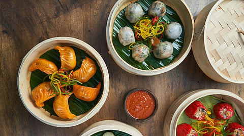 Dim sum platter