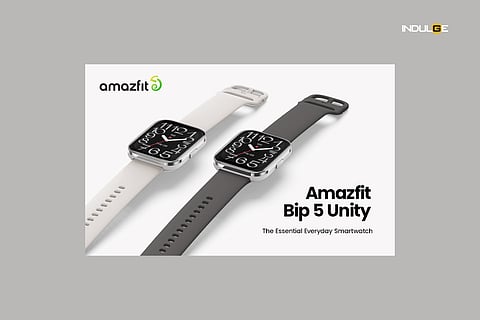 Amazfit Bip 5 Unity Smartwatch Launching in India on 19th May