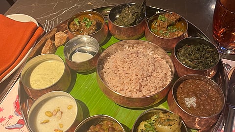 In frame: Kumaoni thali