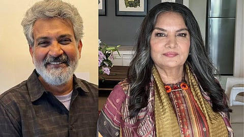 In frame: SS Rajamouli (L), Shabana Azmi (R)