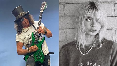 Slash (L); Lucy-Bleu Knight (R)