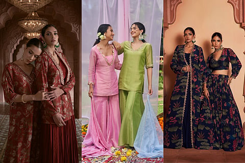 This designer label’s spring collection offers ethnic wear with a modern twist