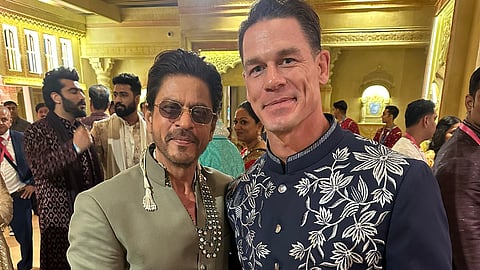 In frame: John Cena with Shah Rukh Khan