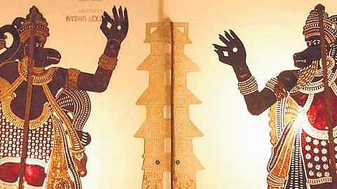 The leather puppets