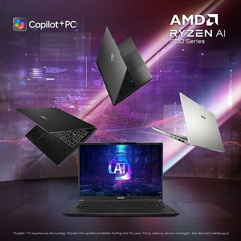 MSI launches Next-Gen AI+ gaming and business & productivity laptops