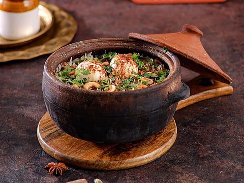 Egg kunda pulao