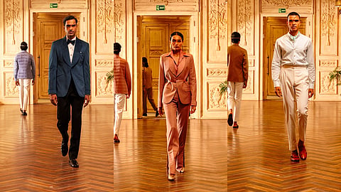 Collection 'Sartorial Festive', from the house of this Mumbai-based label, presents chic understated elegance