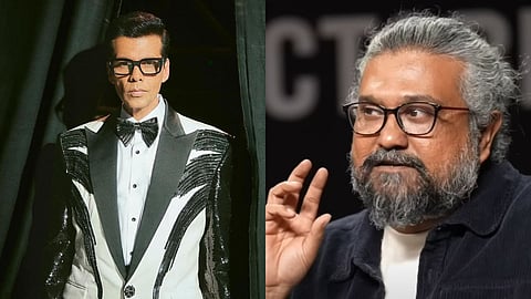 Karan Johar (L); Vasan Bala (R)