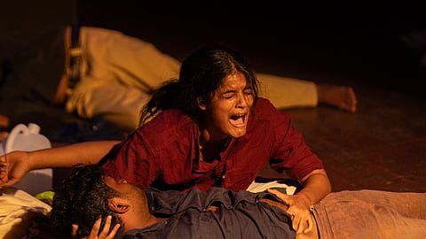 A scene from the play