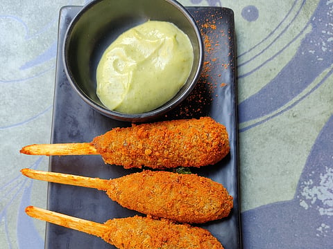 Crispy lollypop
