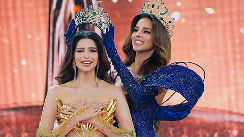 Rachel Gupta (L) with Luciana Fuster (R)