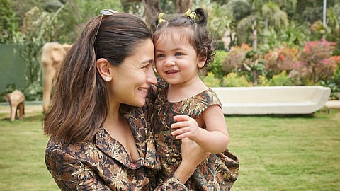 Alia Bhatt and Raha Kapoor