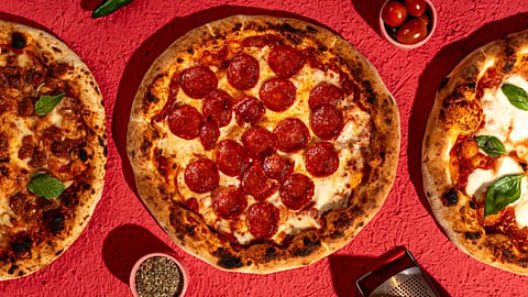 Pizzas at Serious Slice