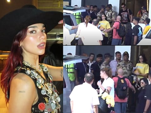 Dua Lipa arrives in Mumbai for her first India concert