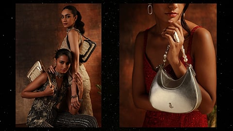 Elevate your wedding wardrobe with Tiger Marron’s luxurious festive handbag collection