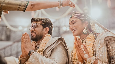 Venkata Datta Sai and PV Sindhu