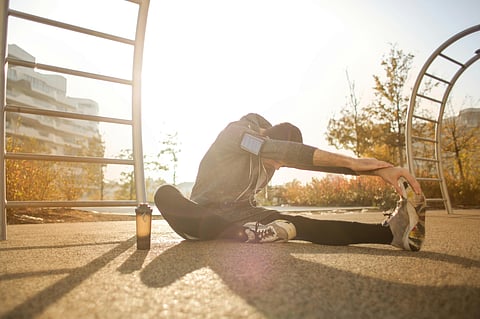 The importance of warming up before workouts in winter