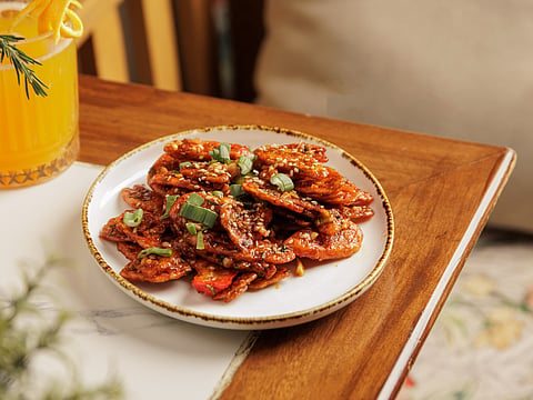 Crispy lotus root