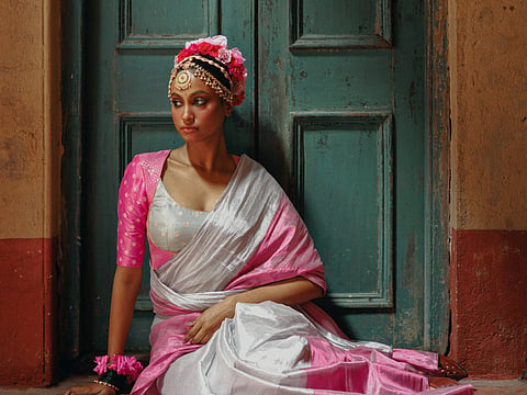 From the rich hues of nature to the mysticism of Indian mythology, Amogh brings together tradition and elegance