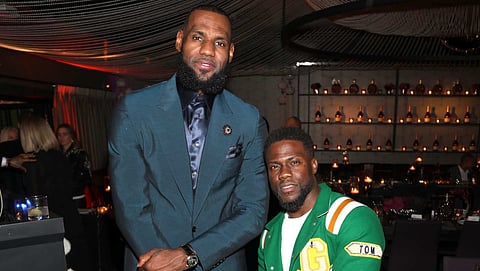 Kevin Hart and LeBron James appeared together on a podcast together
