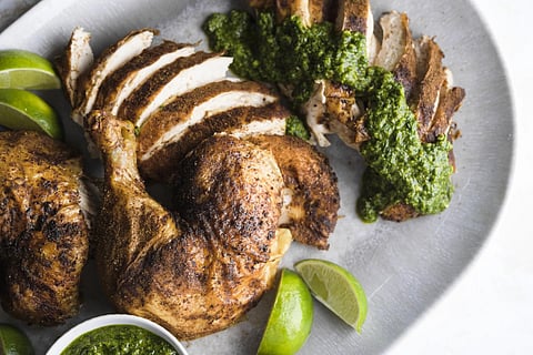 A holiday classic meets bold, herbaceous flair