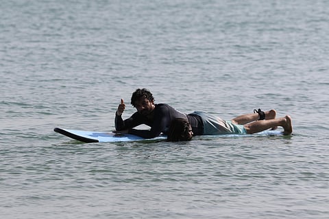 Priyanshu Painyuli goes surfing in Sri Lanka: Inside the actor’s beach getaway