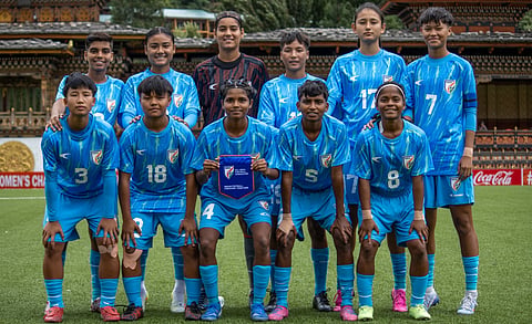 India defeated Nepal in the SAFF U17 Women's Championship Bhutan 2025