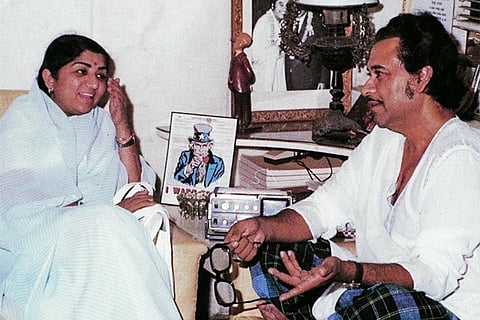 Throwback to when Lata Mangeshkar refused to sing with Kishore Kumar