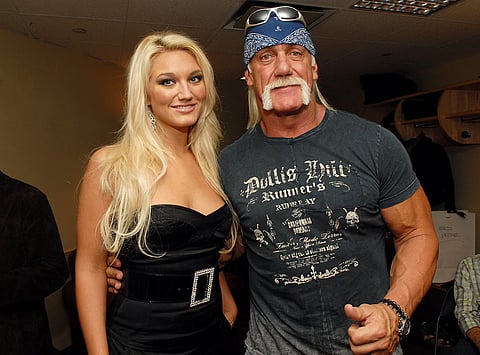 Why is Brooke Hogan living in a hotel after Hulk Hogan’s death?