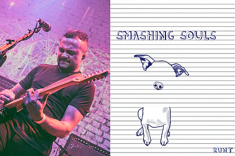 (L-R) Runt frontman Siddharth Basrur; Artwork for the single