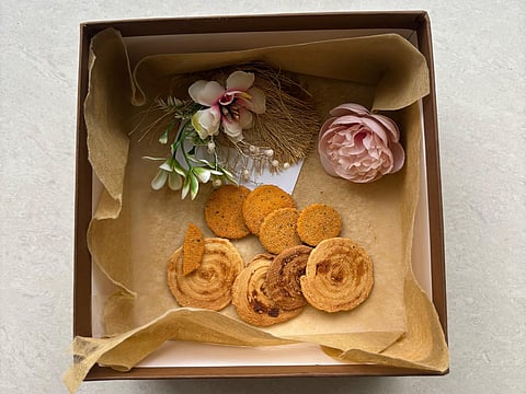 Hyderabad's Mon Ame Patisserie introduces their sustainable festive hampers and delectable cake tins