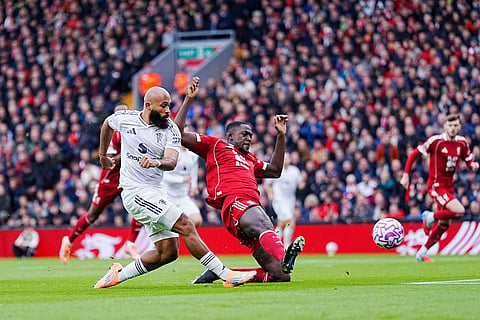 Bryan Mbeumo scores a 2-1 win over Liverpool, for Manchester United