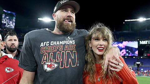 Taylor Swift and Travis Kelce