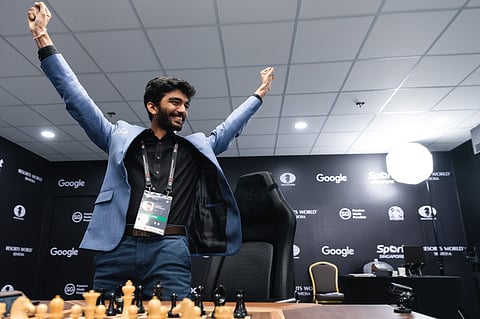 World Champion Gukesh Dommaraju