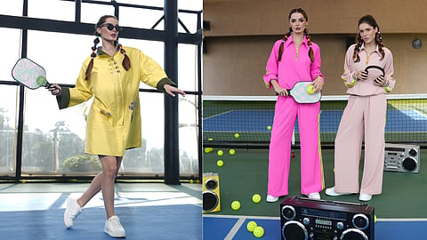Couture craftsmanship on sporty silhouettes