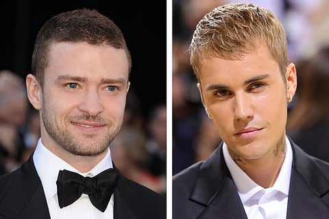 Justin Timberlake shares clip of his first meeting with Justin Bieber
