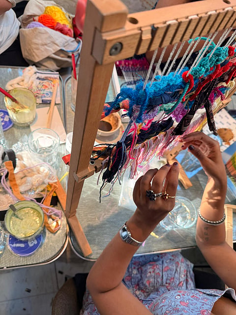 Tapestry weaving