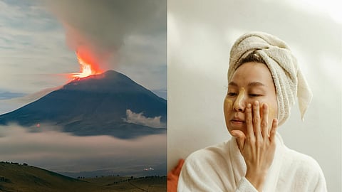 Can volcanoes be used for skincare?