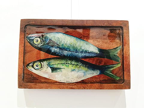 The Long Parade: Annelies Van Baelen’s Hyderabad showcase traces evolution from fish to human emotion in vivid colour