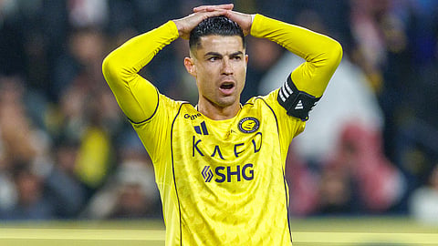 Cristiano Ronaldo frustrated as Al Nassr delay title hopes after shock draw