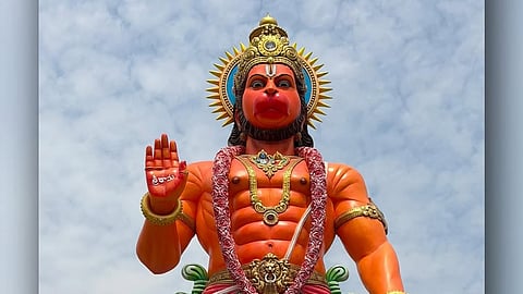 Ramalayam temple's Hanuman idol has become a social media sensation after devotees claimed the deity’s eyes follow them from every angle