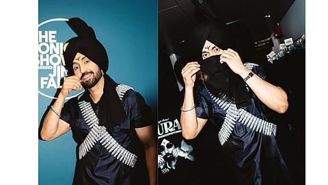 Diljit Dosanjh wearing a Raghavendra Rathore creation