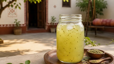 A refreshing fennel-based traditional drink that instantly cools the body and aids digestion