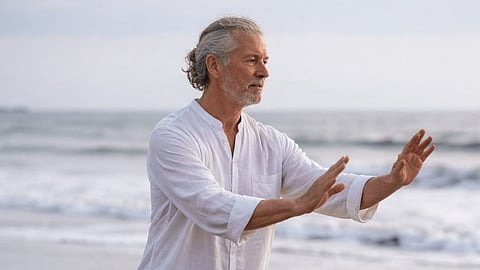 Tai Chi walking is a slow, mindful movement practice that is trending on social media